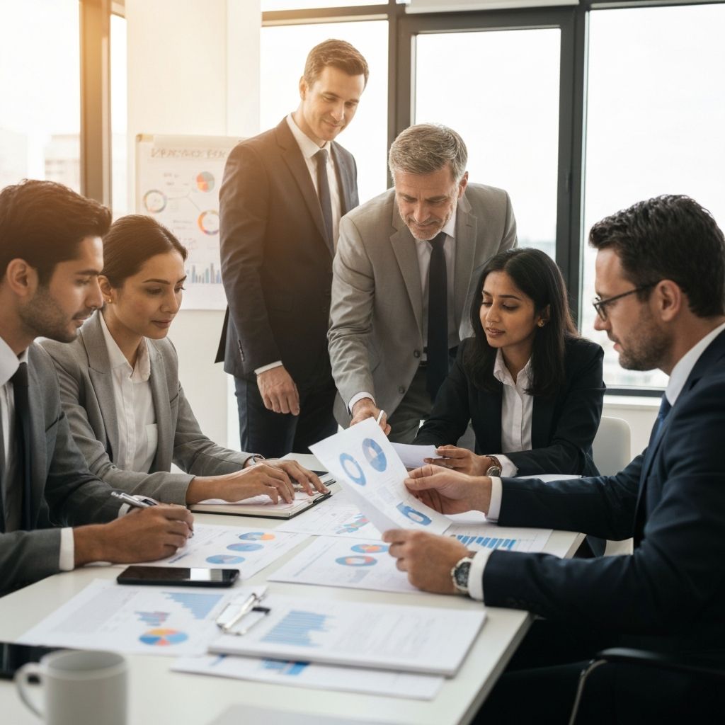 Professional business meeting